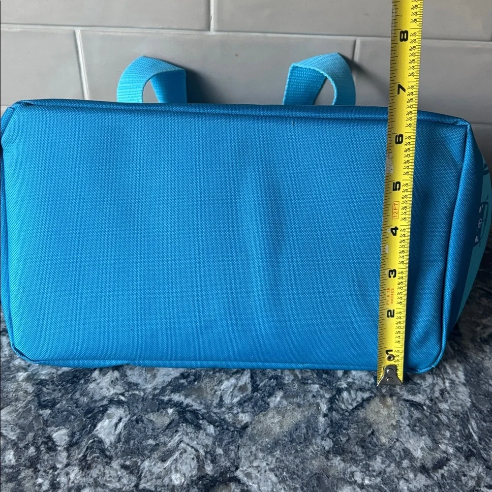 🆕 NWT Trader Joe’s Insulated Mini Tote, Rare Find! Blue Color, Travel, Gifting